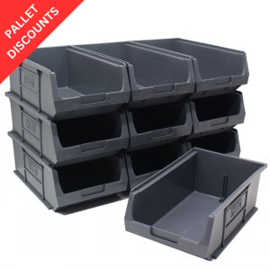 Plastic Parts Bins Economy Size 4 (XL4)